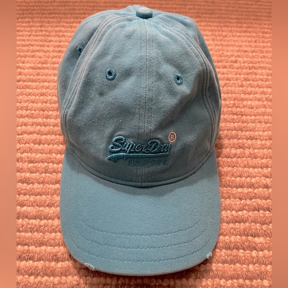 NWOT Superdry Baseball Cap Blue - Picture 1 of 6